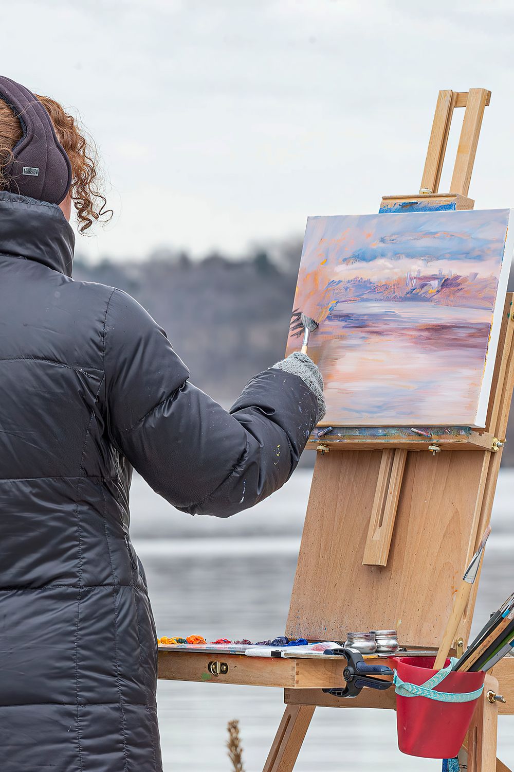 Field Easel for Plein Air Painting
