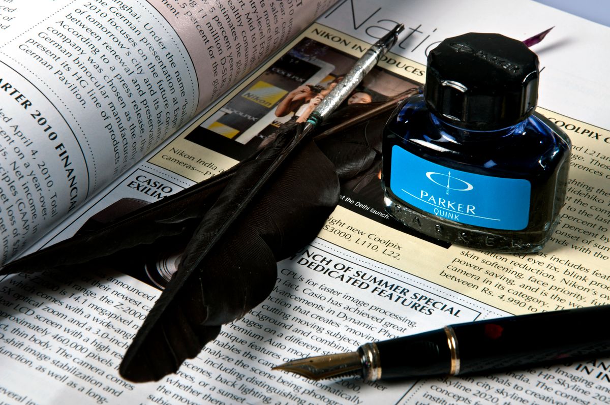 Ink for a Fountain Pen