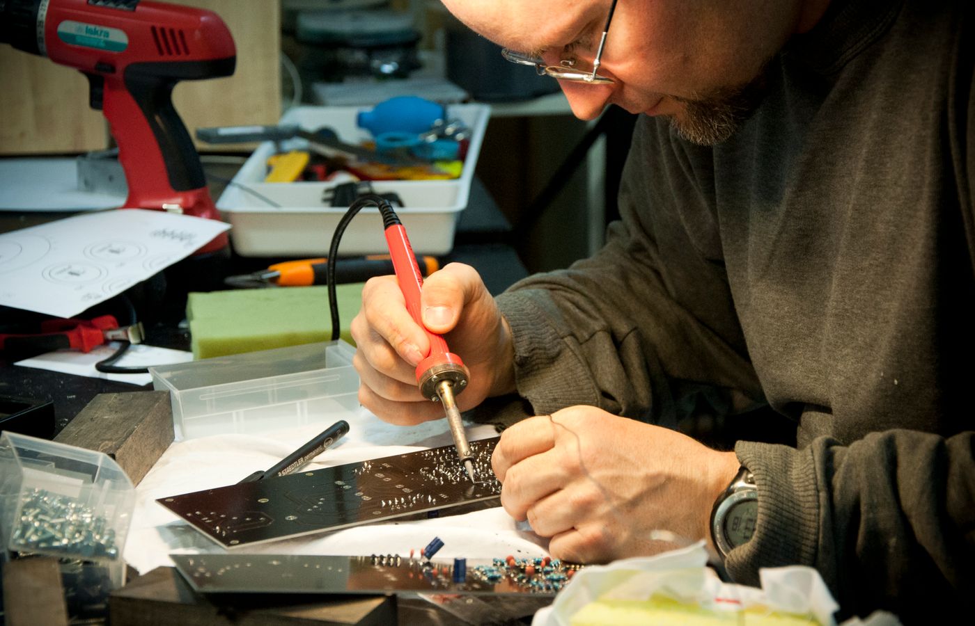 Soldering Iron for FPV Drone Building