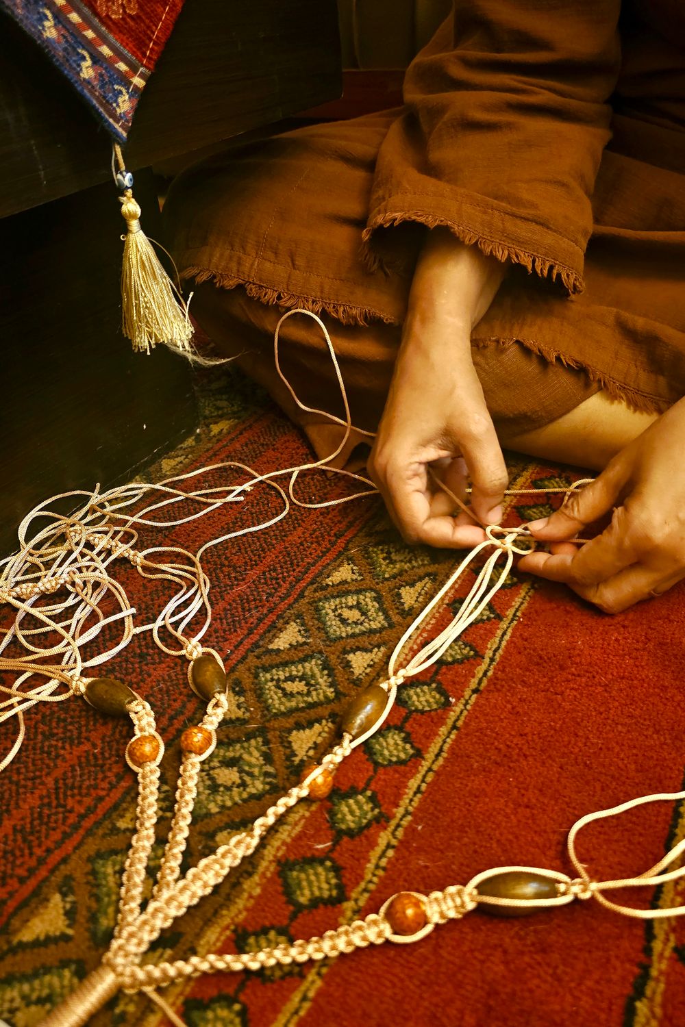 Macrame Board for Jewelry Knotting