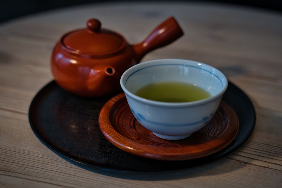 Kyusu Teapot for Sencha Green Tea