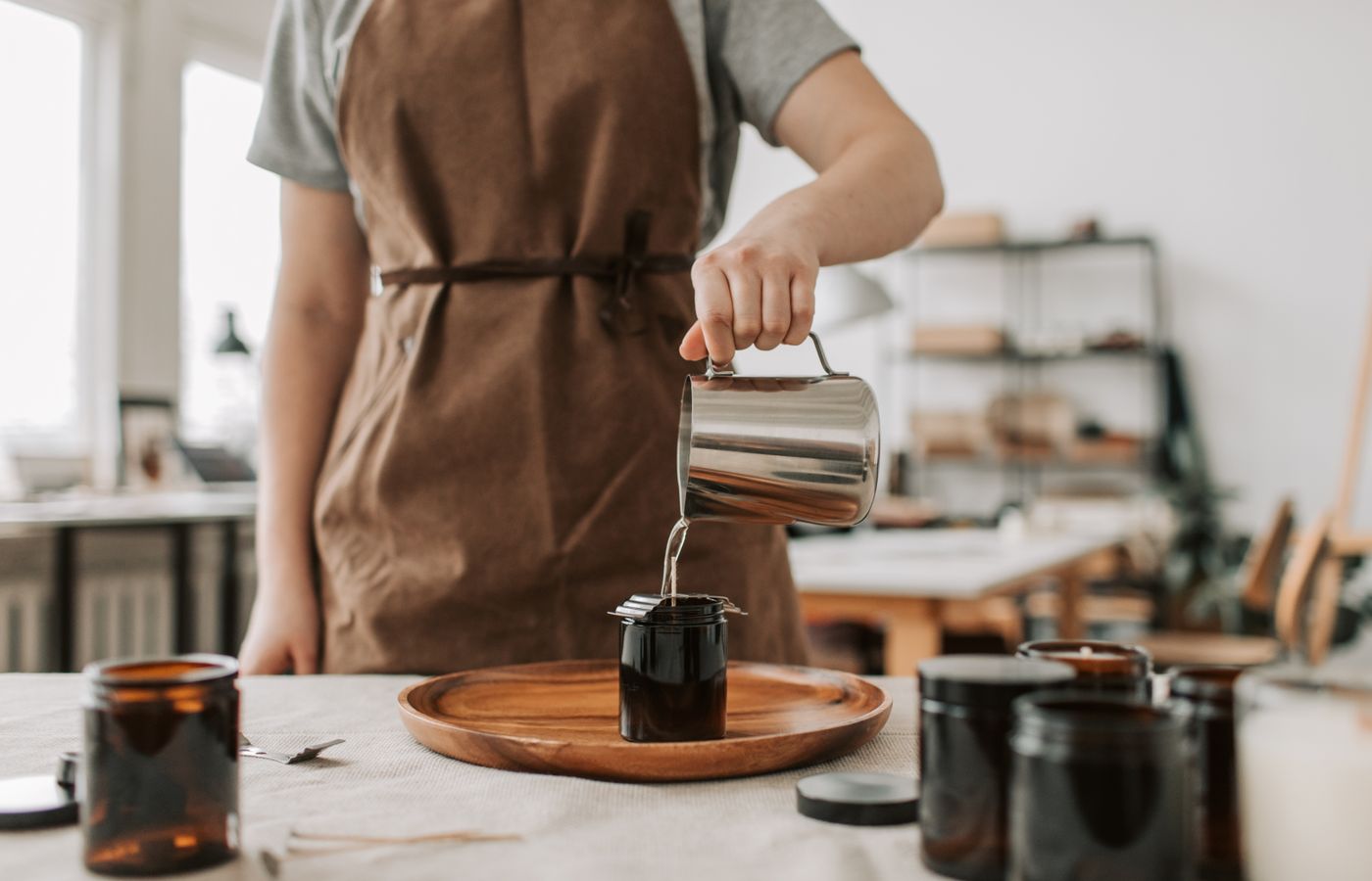 Pouring Pitcher for Candle Making