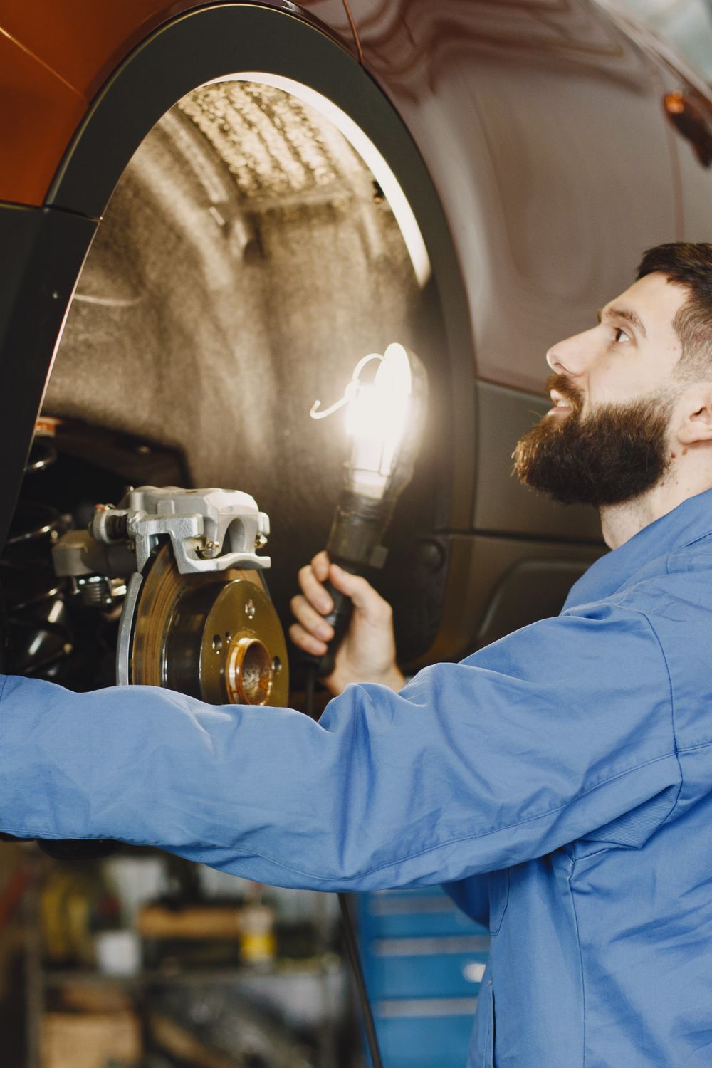 Headlamp for Working on Cars