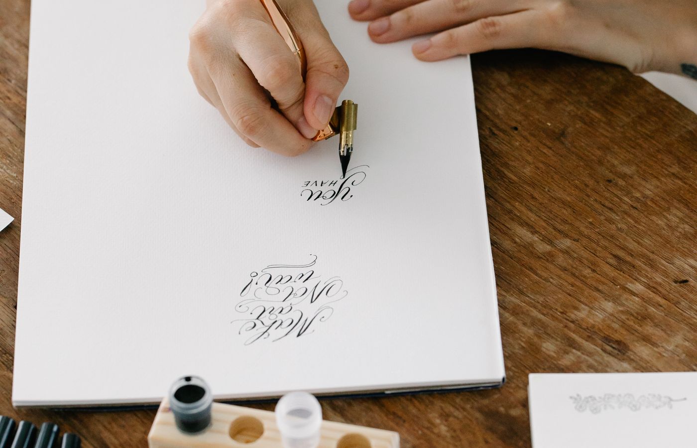 Oblique Nib Holder for Pointed Pen Calligraphy
