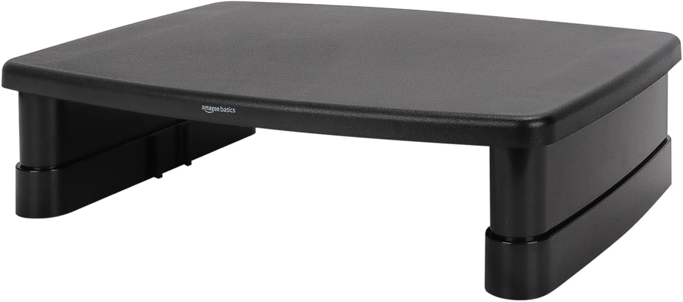 Amazon Basics adjustable monitor stand