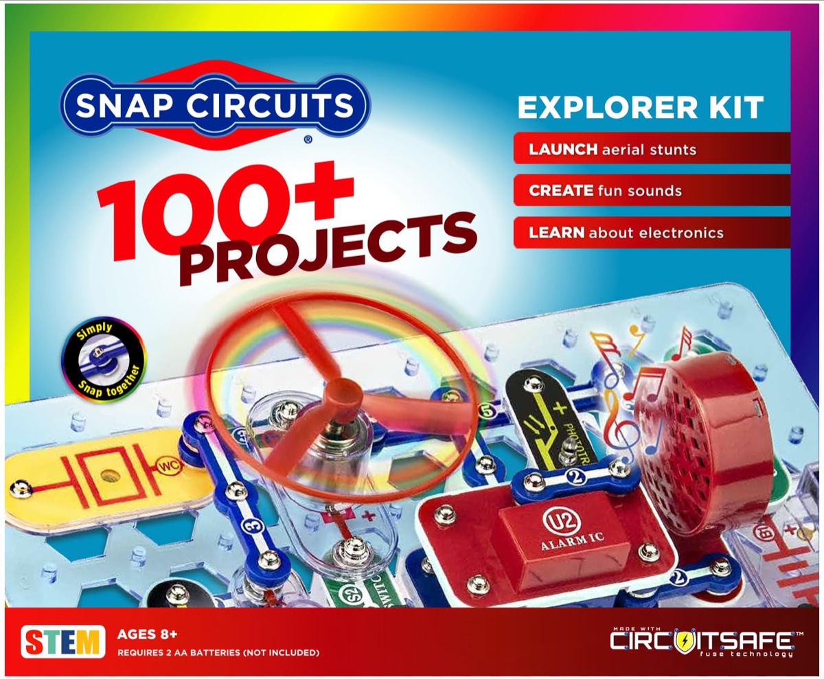Snap Circuits Jr. SC-100 electronics kit with 100-plus projects