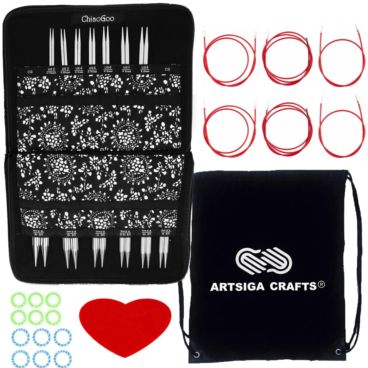 Interchangeable Knitting Needle Set