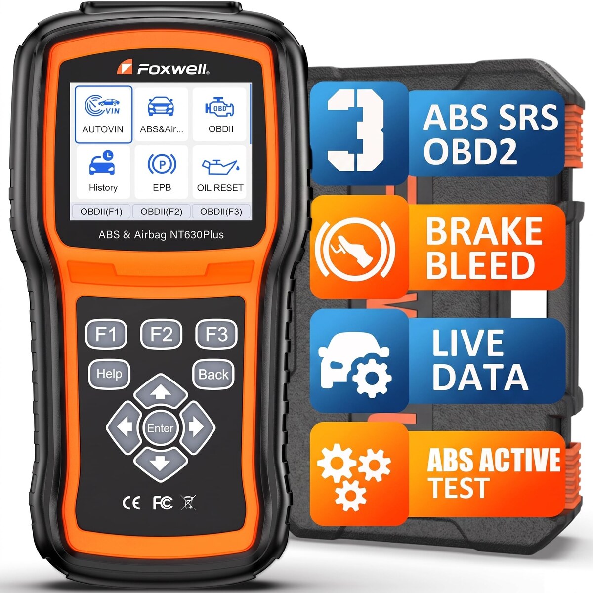 OBD2 Scanner for ABS and SRS Codes