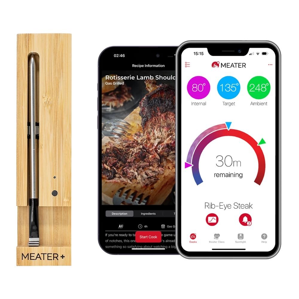 Wireless Meat Thermometer for a Rotisserie
