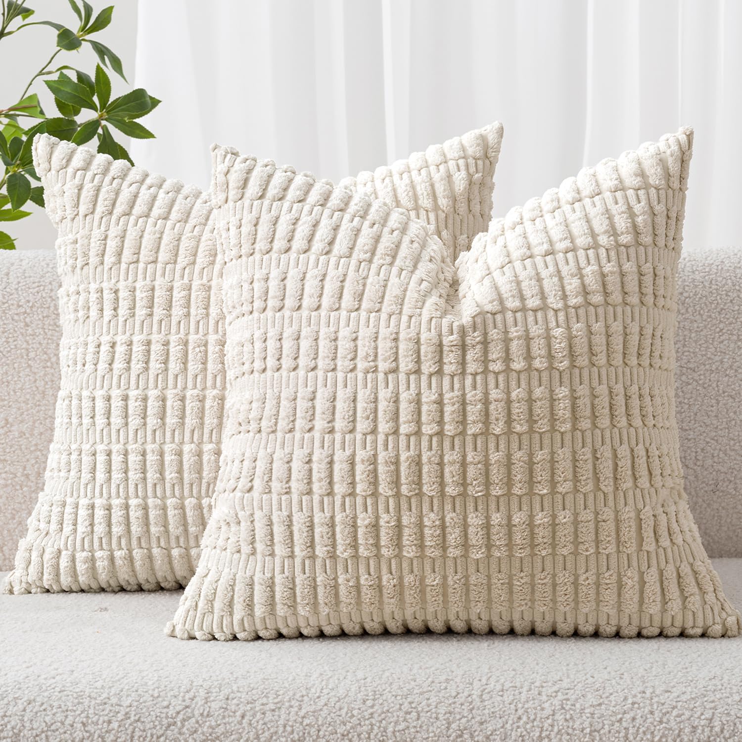 MIULEE corduroy pillow covers, set of 2 product image
